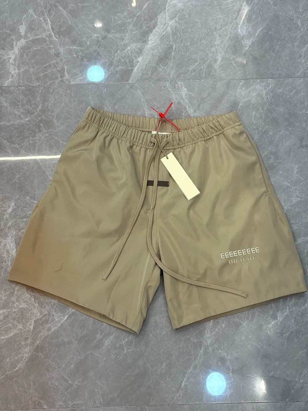 Pantaloncini Classici di Marca 25ss Serie Always On, Pantaloncini in Nylon Intrecciato, Pantaloncini Estivi ad Asciugatura Rapida con Fodera in Rete, Pantaloni Corti Casual da Esterno