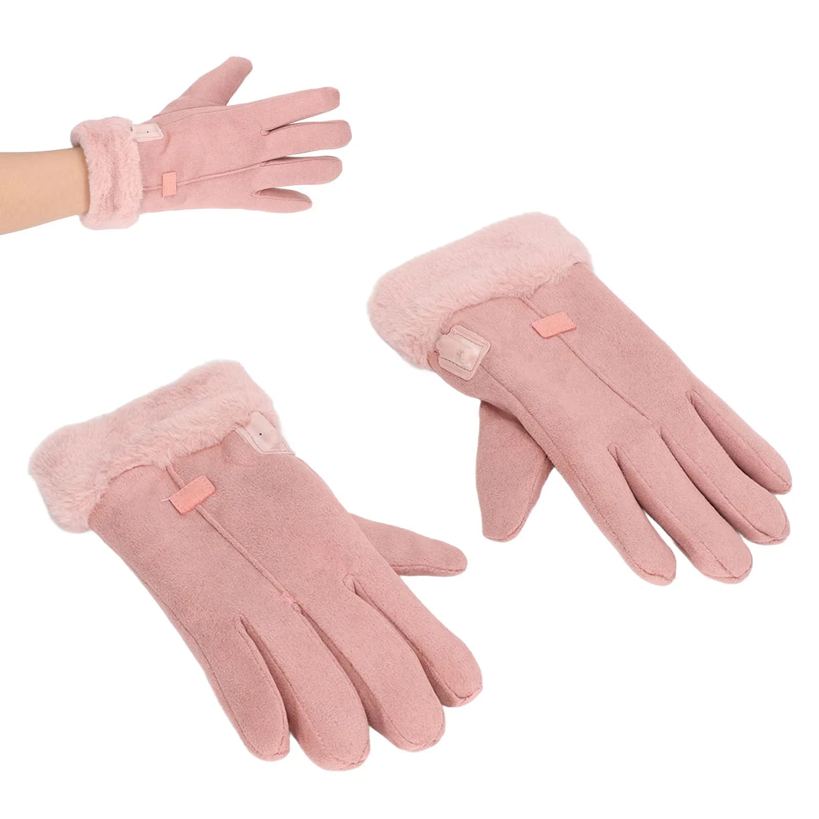 Waterproof Electric Gloves with Indoor, Adjustable, Cotton, USB Rechargeable, for Winter Sports and Skiing, for Women