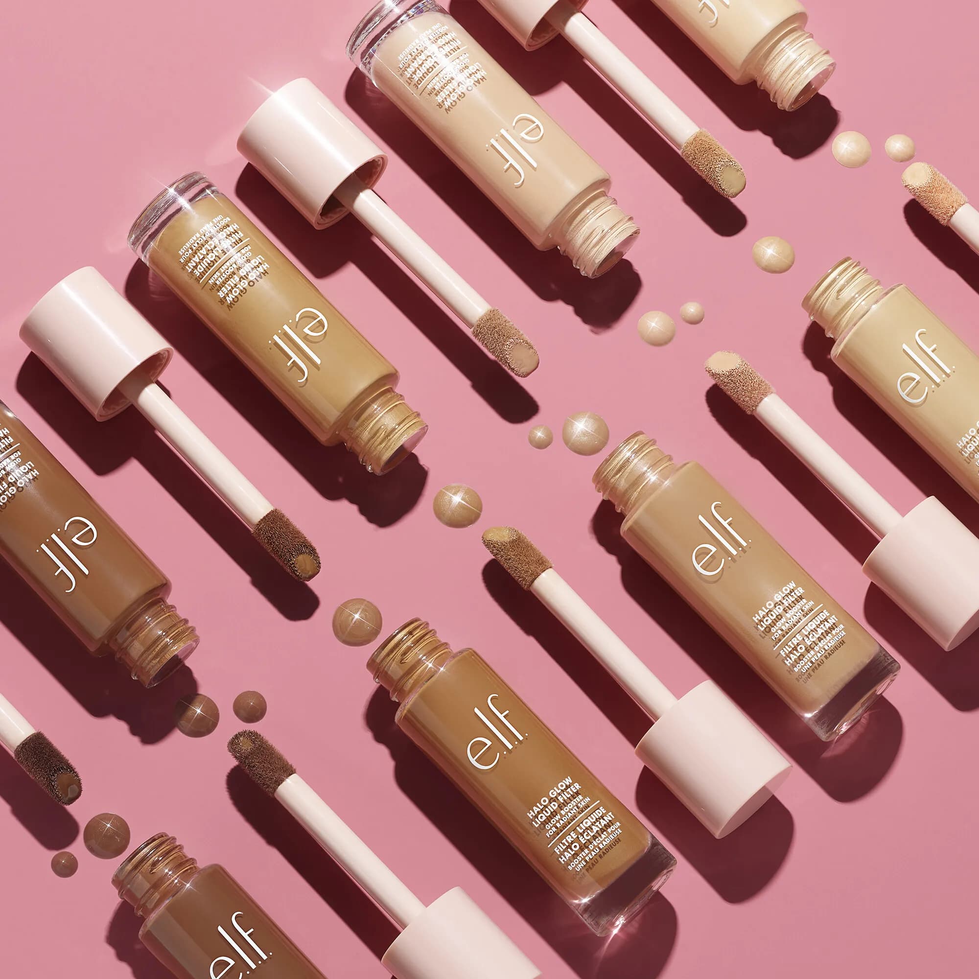 Elf Foundation Suitable Including Combination Oily Dry Skin Setting Spray Maintains The Makeup Effect Lip Balm Pre-makeup Gel
