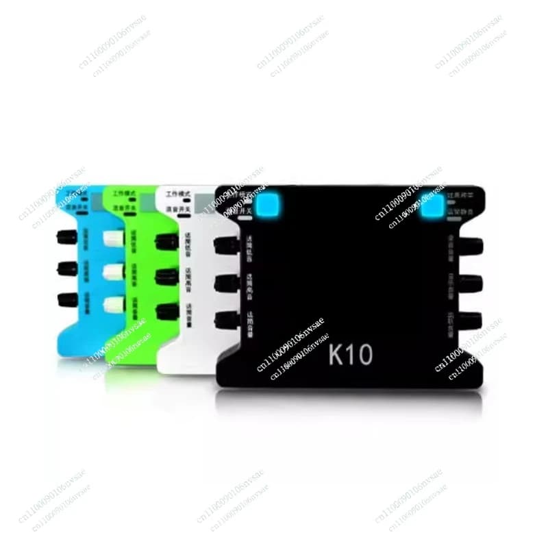 K10 Studio di registrazione Scheda audio Audio USB Computer esterno Pc Registrazione del telefono cellulare Microfono per trasmissione in diretta