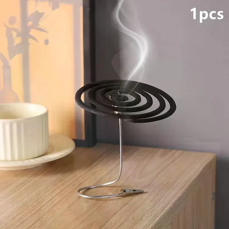 1pc portatile con attacco per bobina di zanzara clip per incenso rotto supporto per bobina di zanzara cartella per foto etichetta clip porta carte