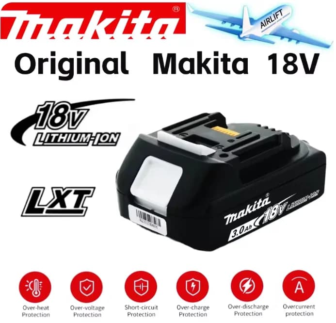 Batteria Makita 18V 9.0Ah 6Ah 5.0Ah 3.0Ah BL1860B BL1840 BL1830B BL1850 BL1860 BL1815 Batteria al Litio Sostitutiva Caricabatterie Makita
