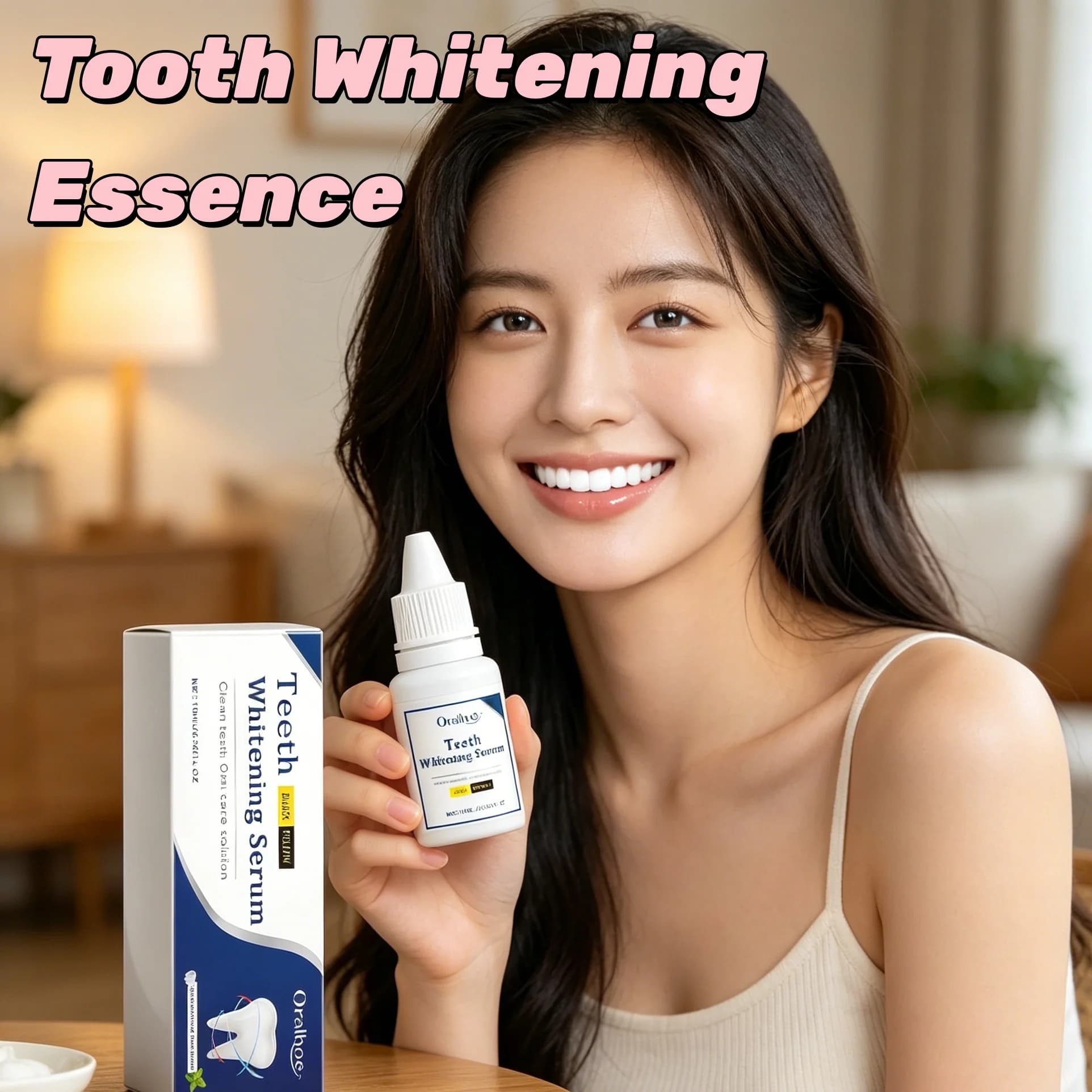 Professional Teeth Brightening Serum Whitening Essence Eliminate Stubborn Tooth Stains Non-peroxide Sensitive Teeth Dental Care