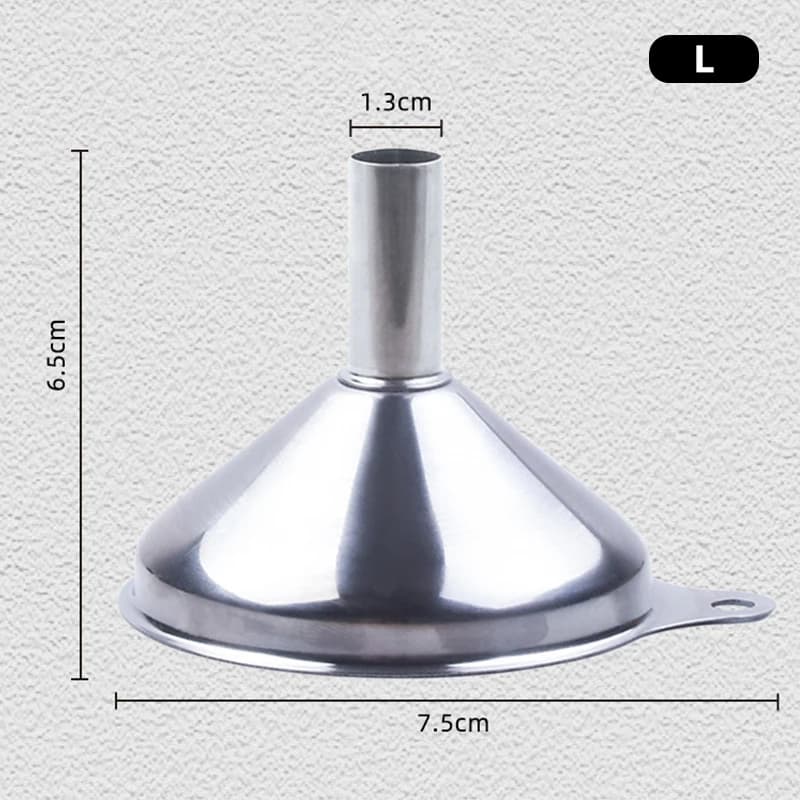⭐ Stainless Steel Kitchen Funnels Set Food Grade Metal Funnels For Filling Bottles Small Funnels For Essential Oil Spices
