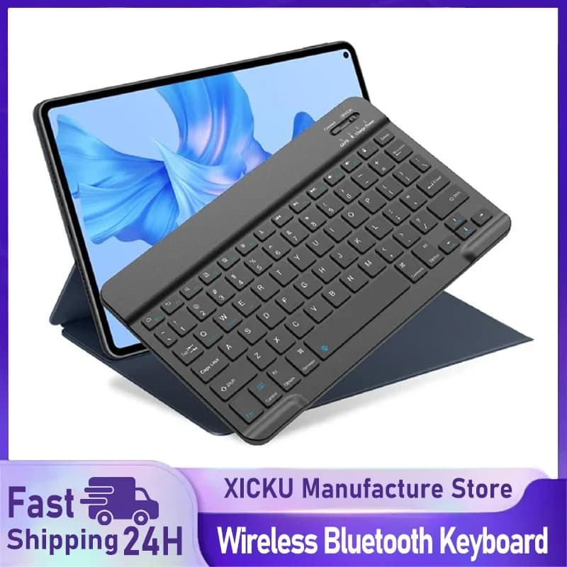 Bluetooth Keyboard for iPad 10th generation iPad Pro 13 12 11 10 9 8 7 inch iPad Air 13 11th iPad Mini Samsung Xiaomi Tablet