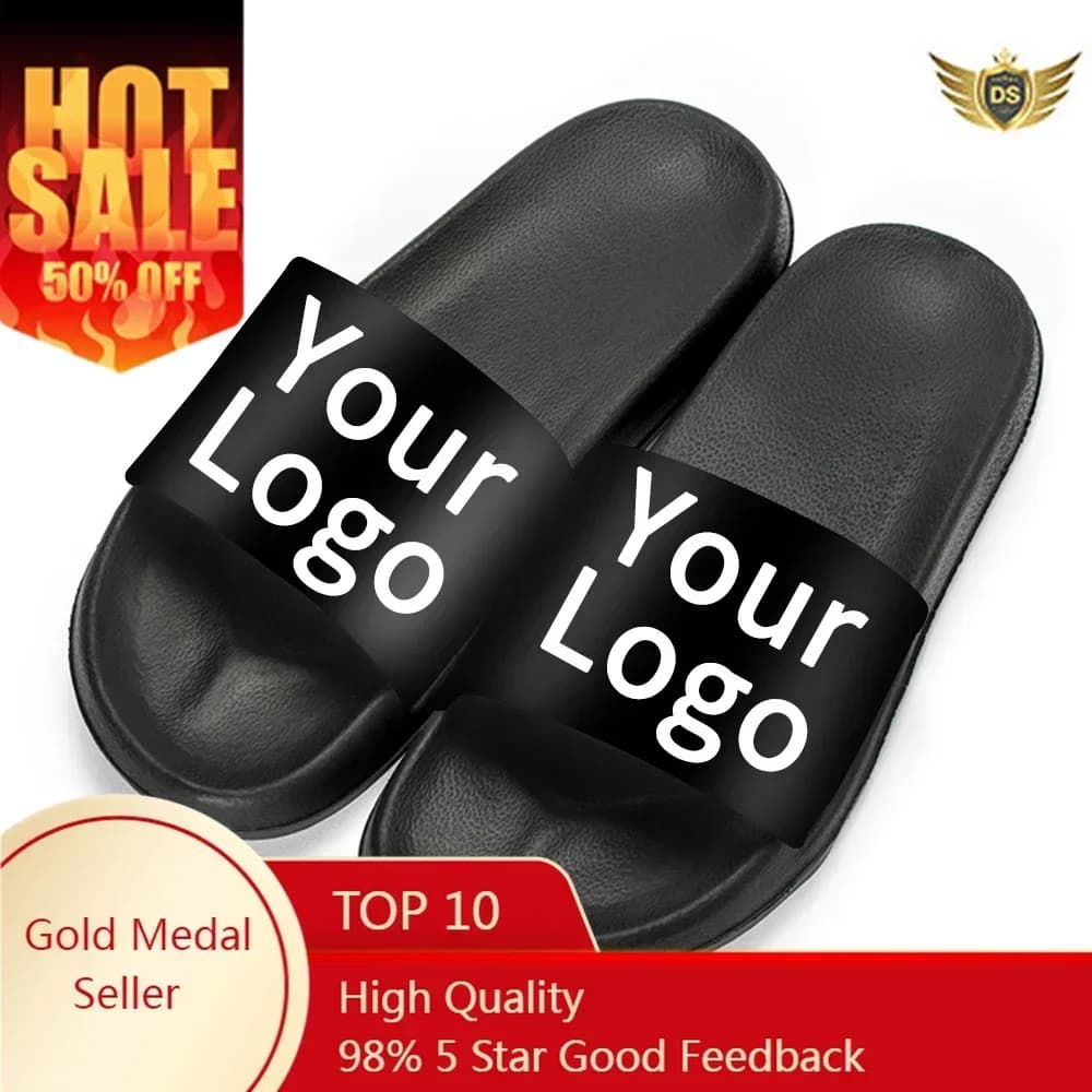 Custom Slippers Women Men Handmade DIY Shoes Indoor And Outdoor Custom Flip Flops