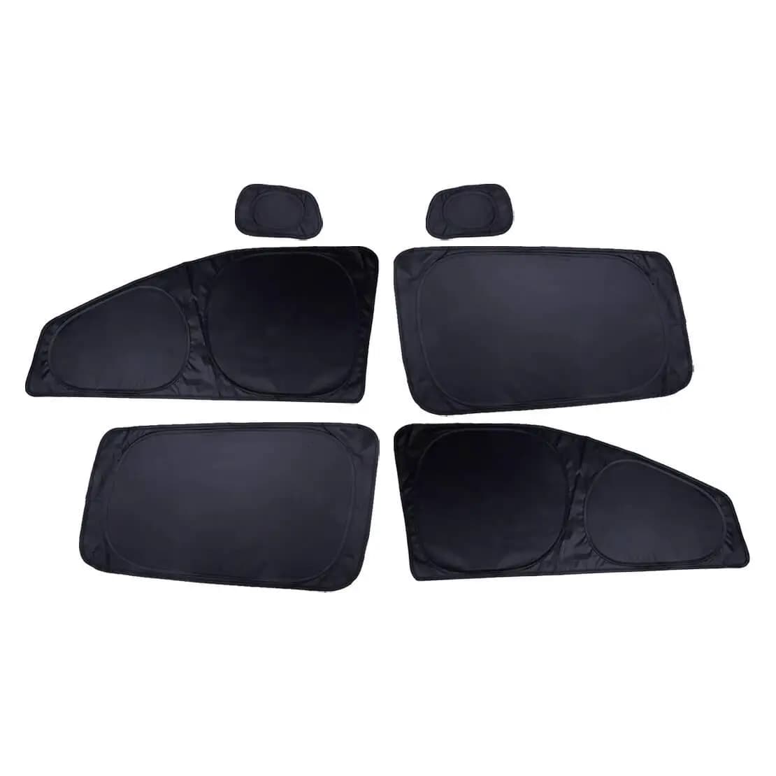 Set di 1 tendina parasole laterale per la privacy in tessuto Oxford nero, compatibile con Jeep Compass 2017 2018 2019 2020 2021 2022 2023 2024