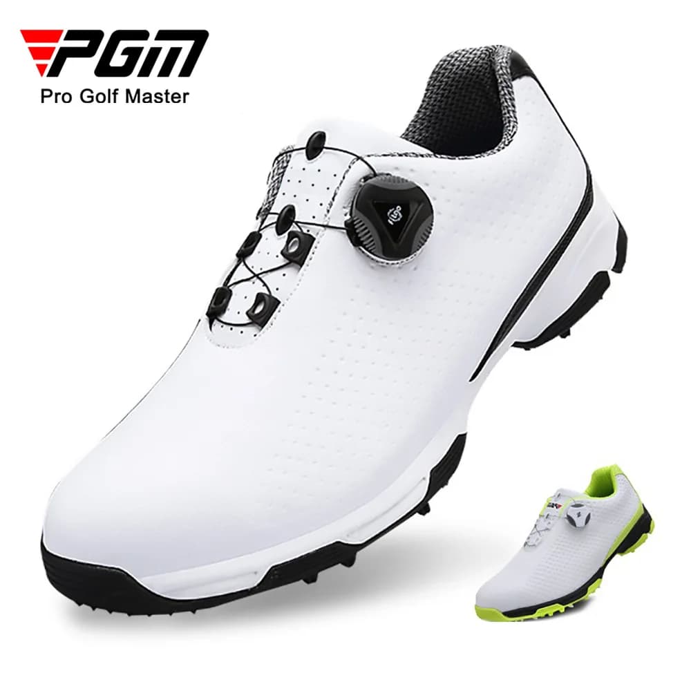 Scarpe da golf PGM da uomo, sneakers estive traspiranti con lacci rotanti XZ095