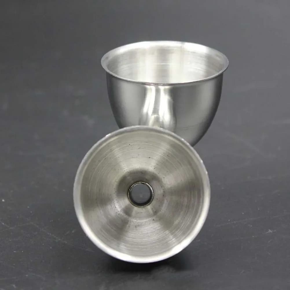 Set di Imbuti Premium in Acciaio Inossidabile con Stelo Stretto per Oli Essenziali, Aceto, Spezie, Trasferimento in Bottiglie Piccole, Barattoli, Fiaschette, Olio da Cucina