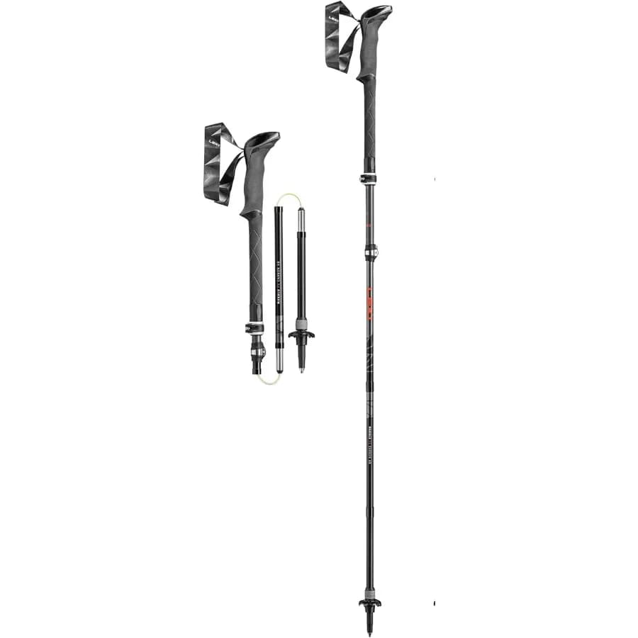 Trekking poles Makalu FX Carbon AS - Light and foldable walking poles for hiking