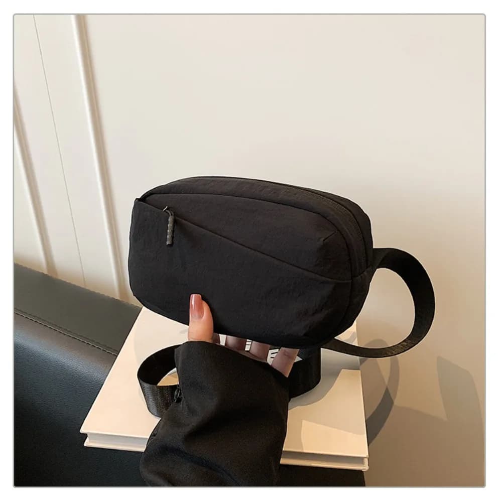 Fashion Nylon Waist Bag Durable Hip Sack Fanny Pack Waterproof Phone Pouch Belt Bag for Women Male Girl