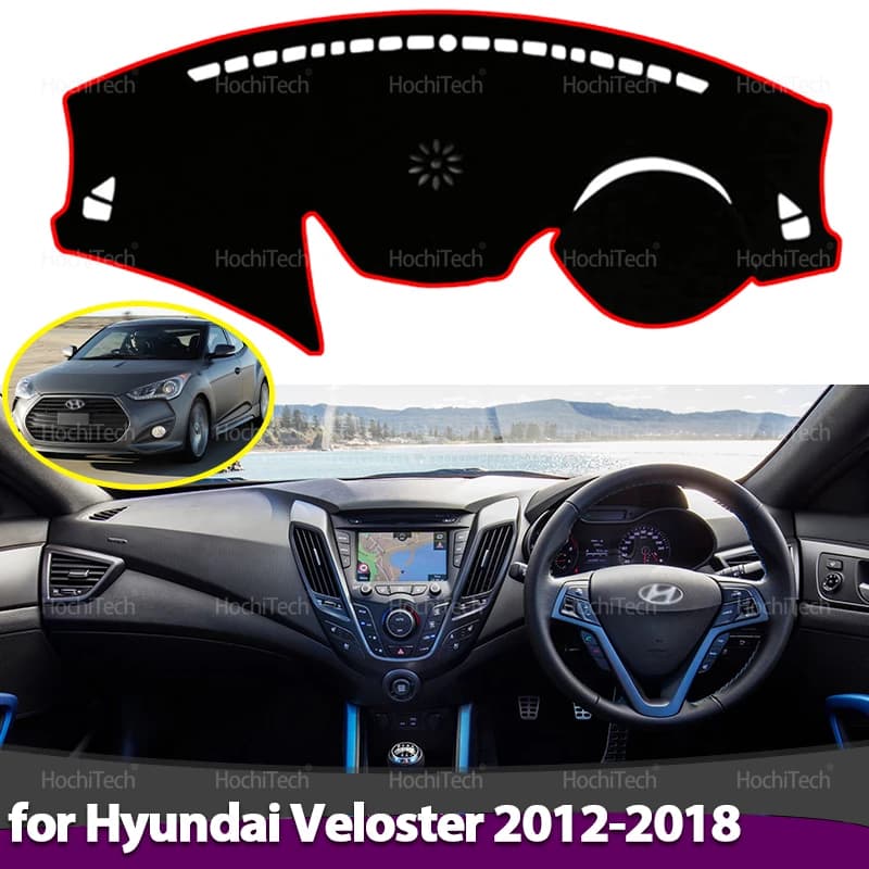 For Hyundai Veloster 2012 2013 2014 2015 2016 2017 2018 Dashboard Cover Edge Anti-Slip Zerbino Protect Pad Auto Parasol