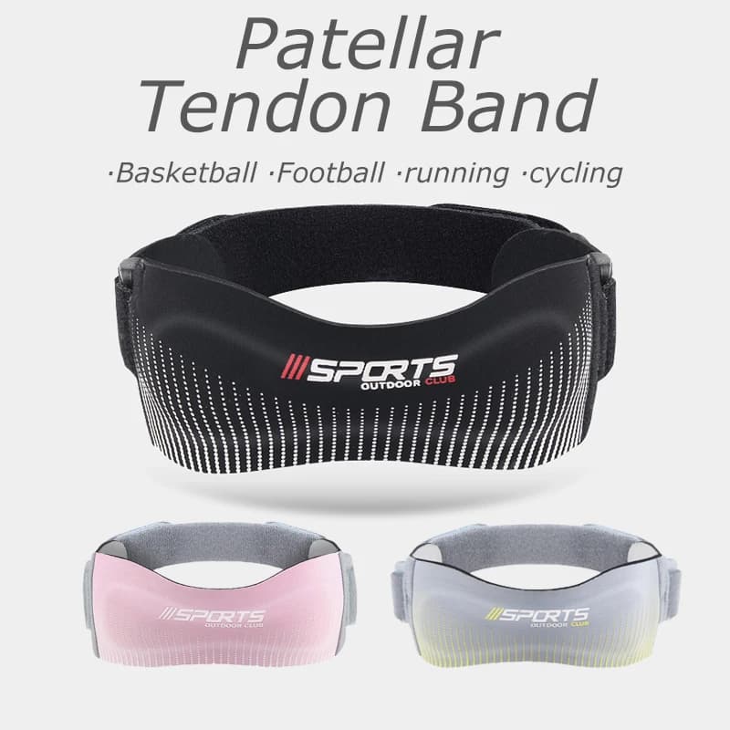 Supporto per Ginocchio Unisex con Compressione, Fascia Patelare Rinforzata, Assorbimento degli Urti, Supporto per Menisco per Basket, Corsa e Ciclismo