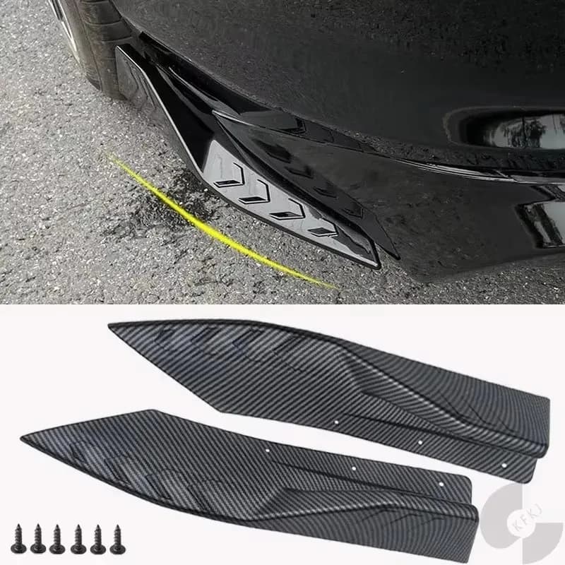 2 pezzi paraurti posteriore labbro avvolgere angolo diffusore splitter canard spoiler per Focus MK2 Mk2.5 MK3 Mk3.5 MK4 Mk 2 3 4 ST RS SE
