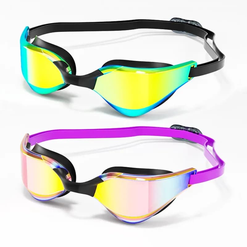 Waterproof Anti Fog High Definition Racing Swimming Goggles, Professional Swim Eyewear For Adult Men And Women Competition Use