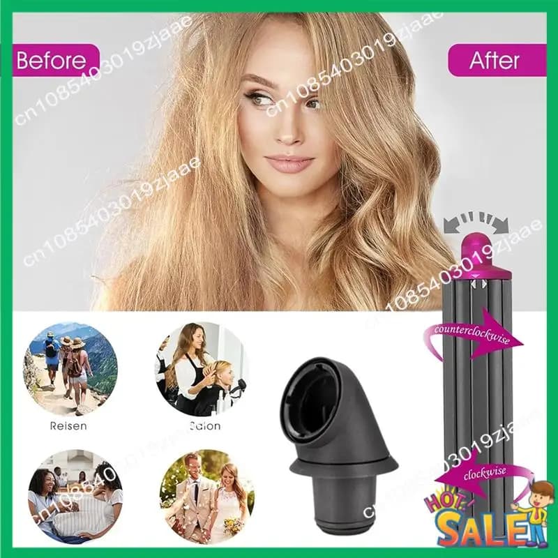Nuovo Arrivo 40 MILLIMETRI Capelli Lunghi Curling Barili Per Dyson SHS01 HS05 Con Adattatore Cilindro Pettine Conversione Asciugacapelli Per Ferro arricciacapelli