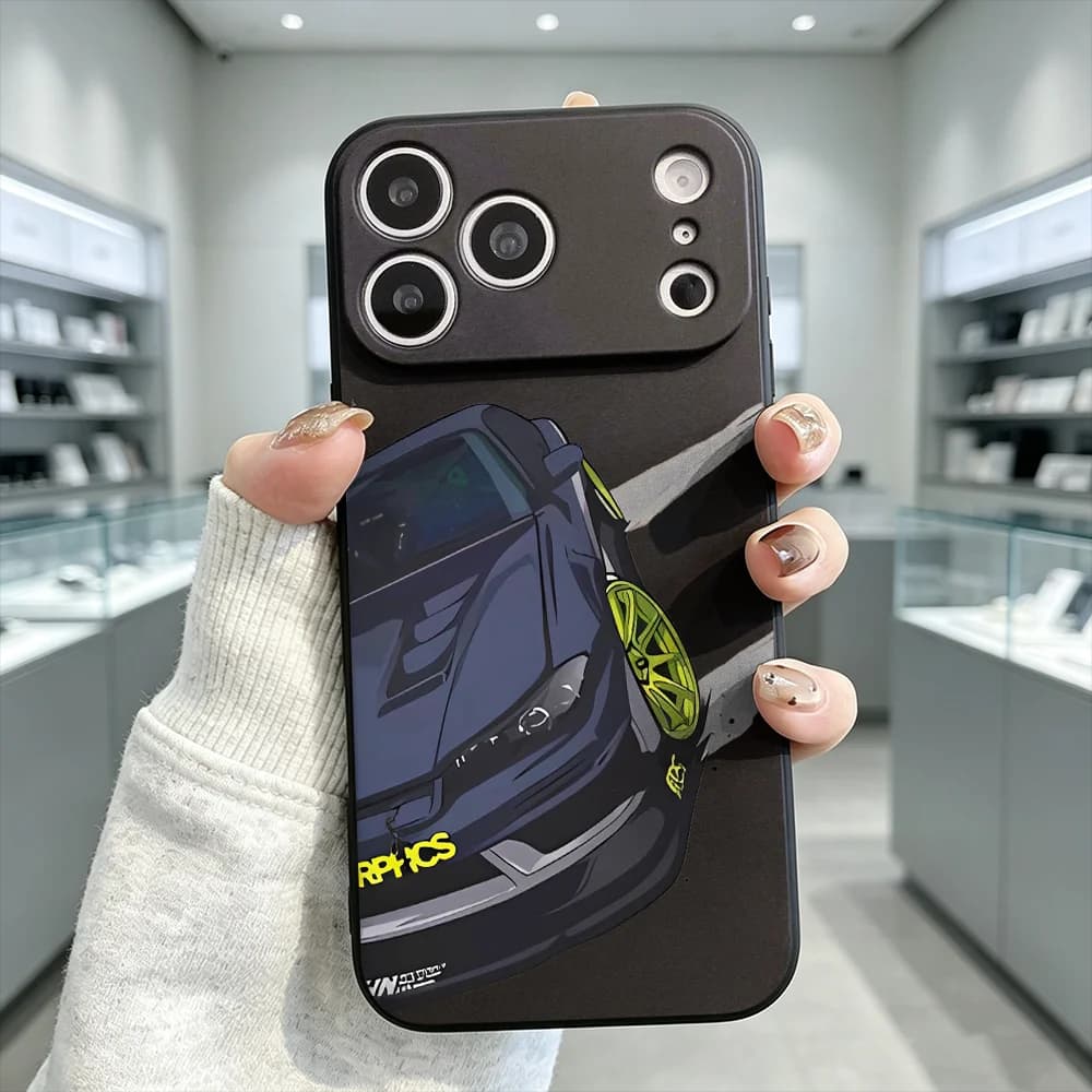 Dark Drift Race Car Soft Phone Case For Honor X9 X8 X7 X6 X5 Smart 600 500 400 300 200 Pro Lite Full Camera Protection