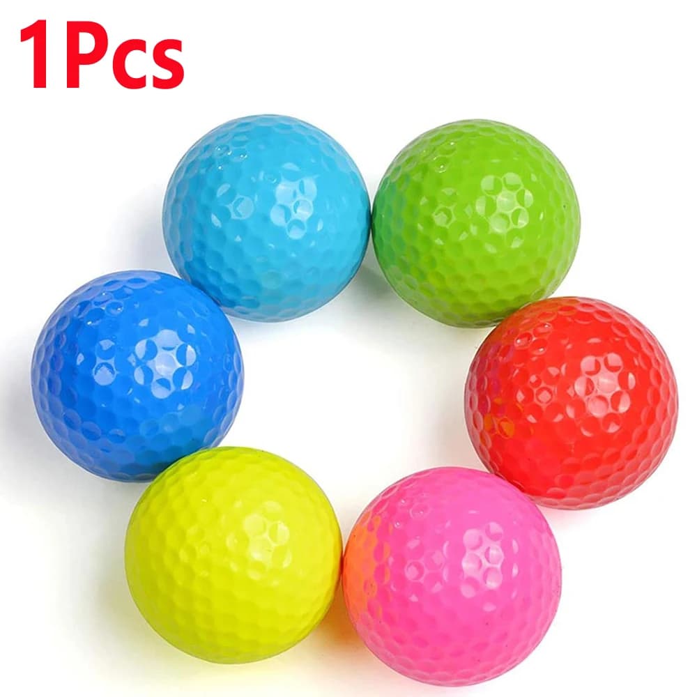 1 pz 42,6 mm palline per pratica di golf corso di gioco giocattolo allenamento per interni ed esterni palline colorate golf regalo palla accessori per golfisti