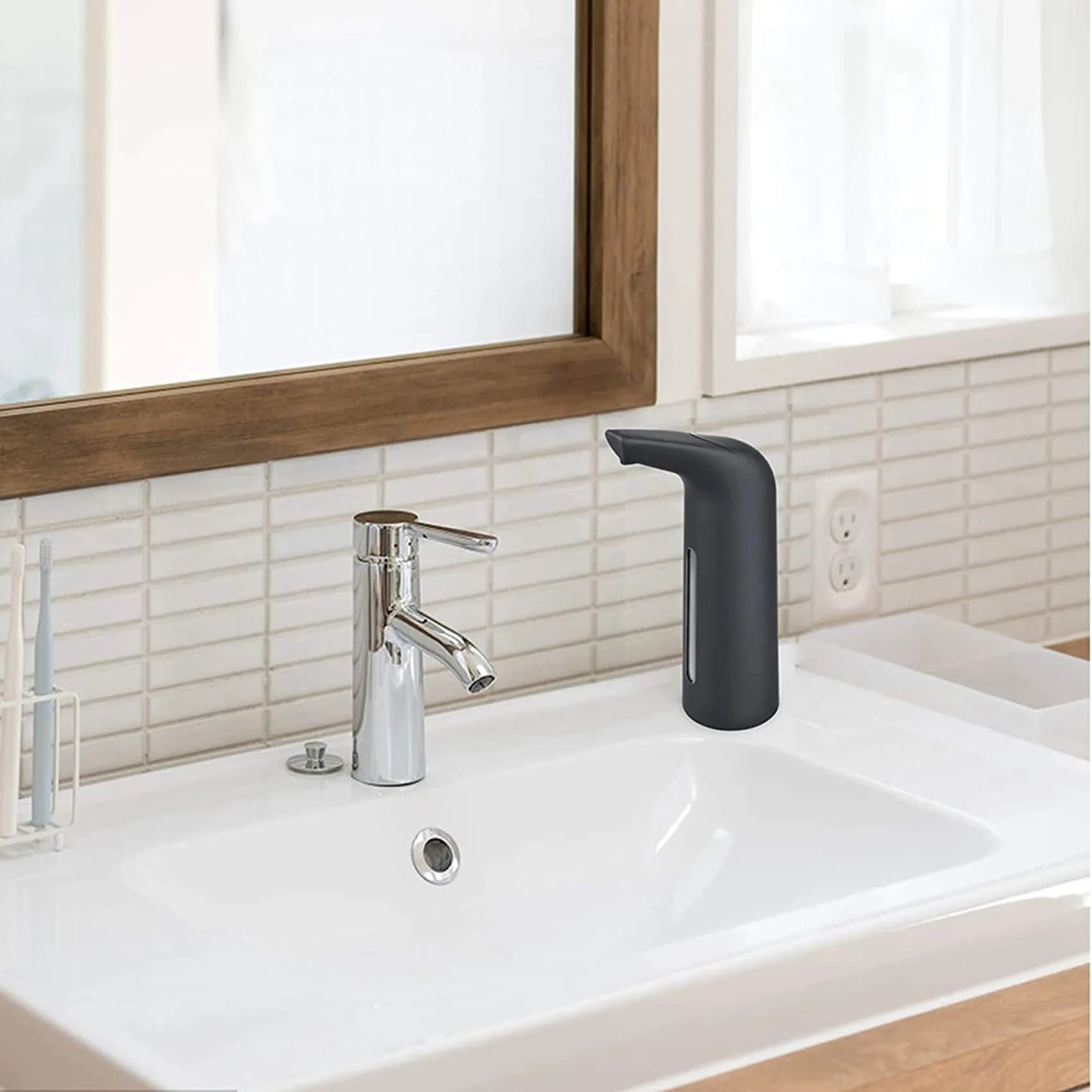 Dispenser di sapone schiumogeno automatico RABIT AS59~ 3X, dispenser di sapone senza contatto, dispenser di sapone liquido con sensore automatico per il bagno