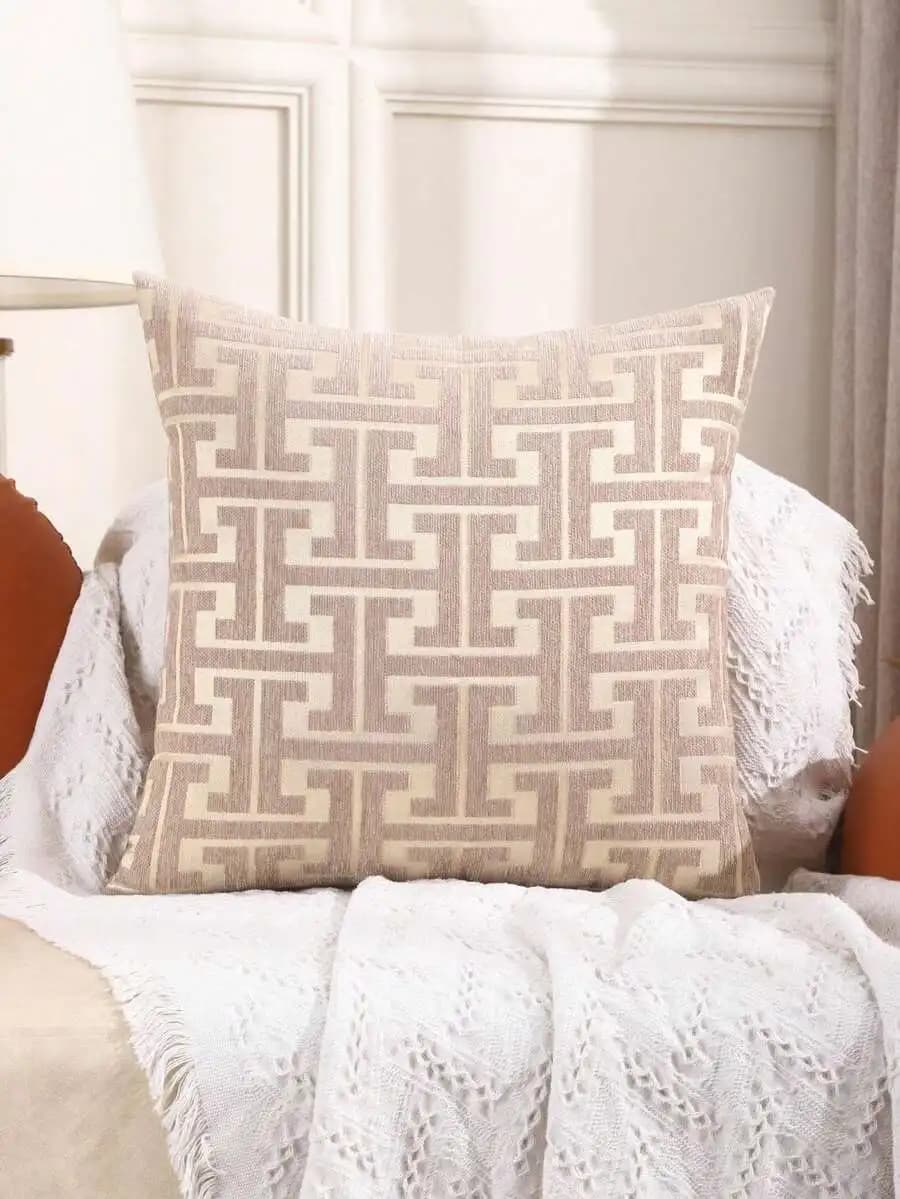 Geometric Pattern Cushion Cover Modern Throw Pillow Case For Sofa Home Decor