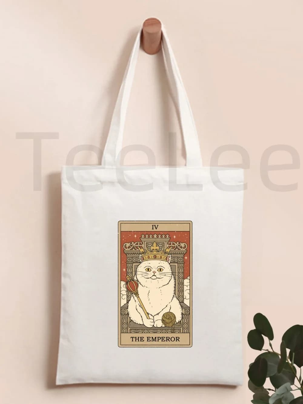 Vintage Tarot Cat Printed Tote Bag Women Harajuku Shopper Handbag Girl Shoulder Shopping Bag Lady Canvas Bag bolsa feminina