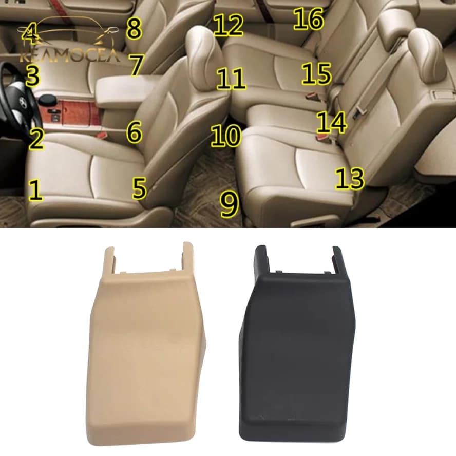 Reamocea 1 Piece Cover for Binary Swivel Seat Auto, Suitable for Toyota Highlander 2009-2014 2015-2020 5/7 Posts