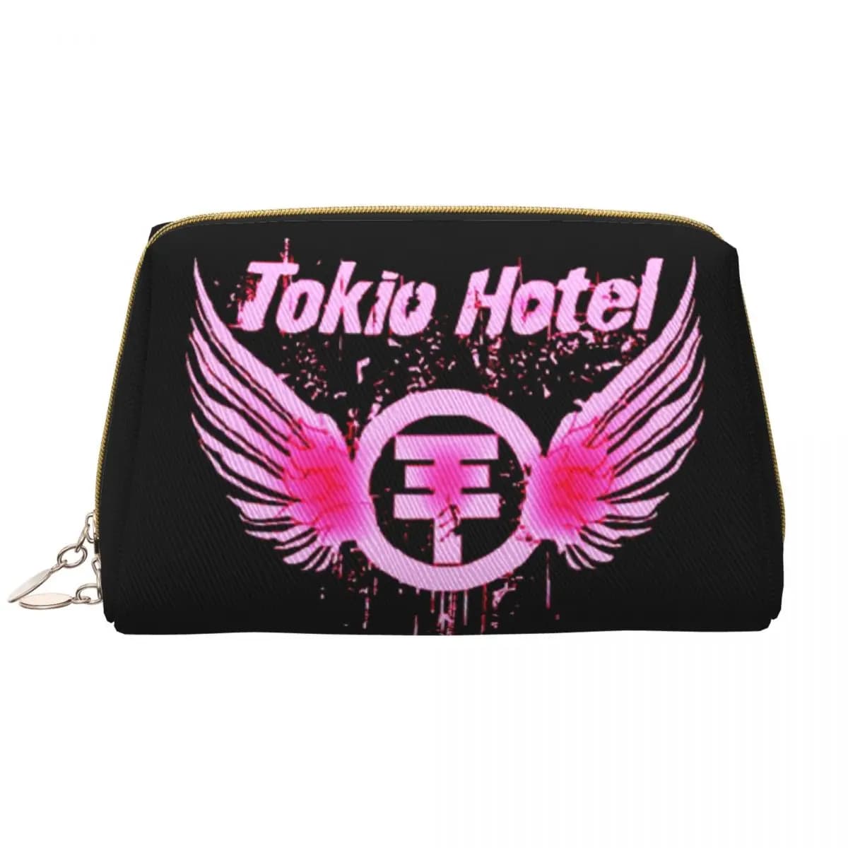 Kawaii Tokio hotel Heavy Metal Pop Rock borsa da toilette da viaggio borsa da trucco cosmetica da donna Beauty Storage Dopp Kit