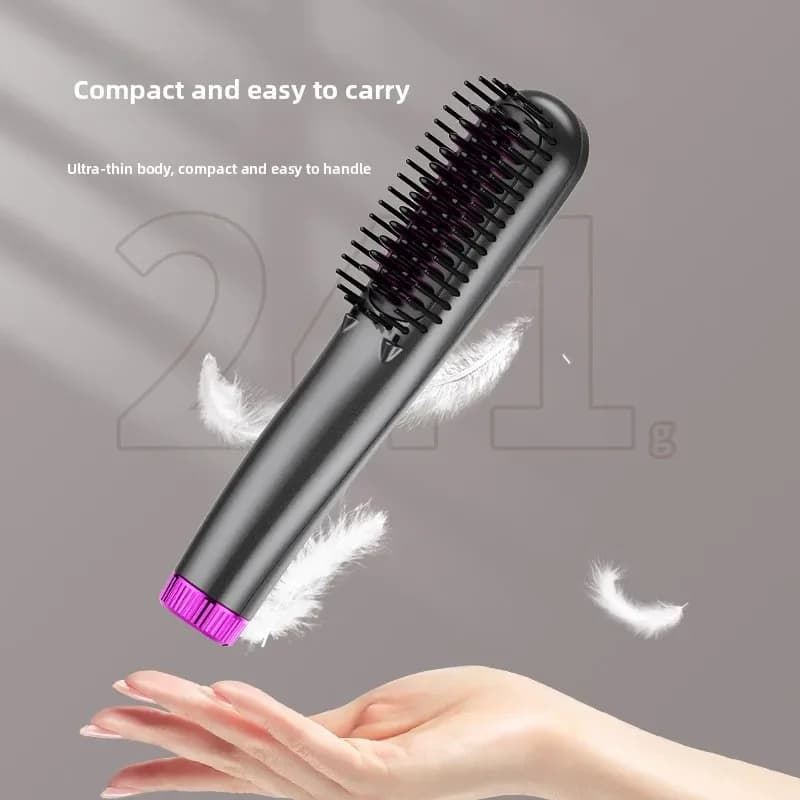 Bestseller Intelligent Electric Comb with Negative Ions with Vibration Massage, for Voluminous Hair and Smooth, Hair-drier combs and Double-Up Licing