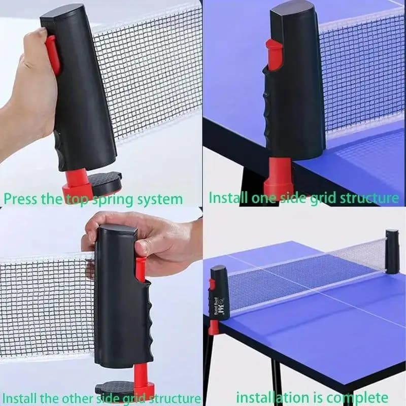 2025 Rete da ping pong calda ovunque Rack retrattile Sport Sostituzione Ping Pong Post Net Accessori per esercizi Attrezzature