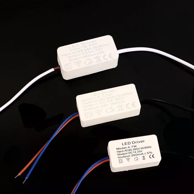 NOVITÀ! 1 Adattatore di Alimentazione, Driver LED per Strisce Luminose da 1-24W, Trasformatore a Corrente Costante