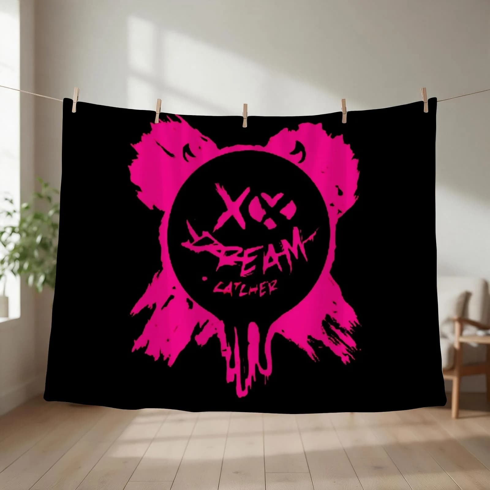 Dreamcatcher Primavera sound Throw Blanket couch cozy soft plush fuzzy picnic outdoor blanket
