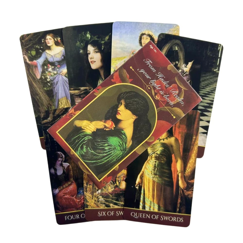 Tarocchi di Perse Carte da giardino Un mazzo da 78 Carte dei tarocchi inglesi Oracle Visioni Divinazione Edizione Borad Giochi di gioco