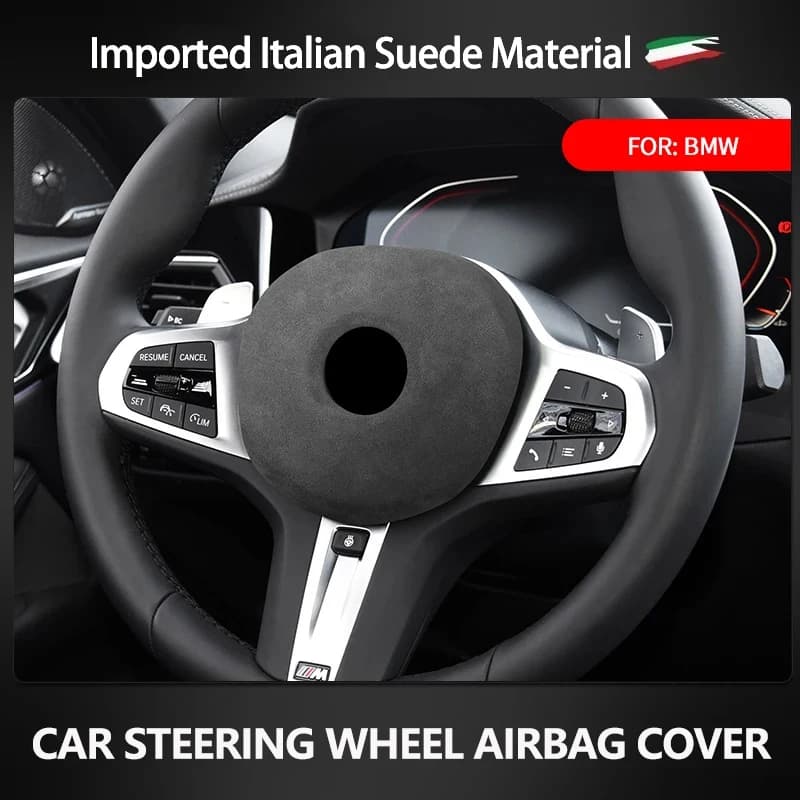 Car steering wheel suede button Clacson Frame Airbag Cover for BMW All G Frame G20 G30 G38 G32 G11 G12 G01 G02 G06 G07
