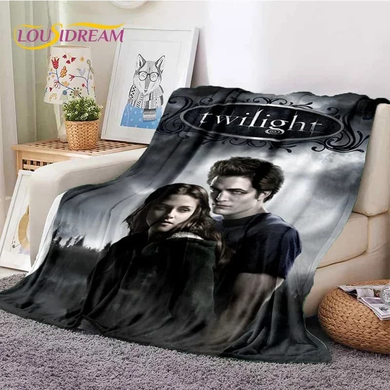 The Twilight Saga Edward Bella Soft Flannel Blanket for Bed Bedroom Sofa Picnic,Throw Blanket for Cover Outdoor Leisure Nap 013