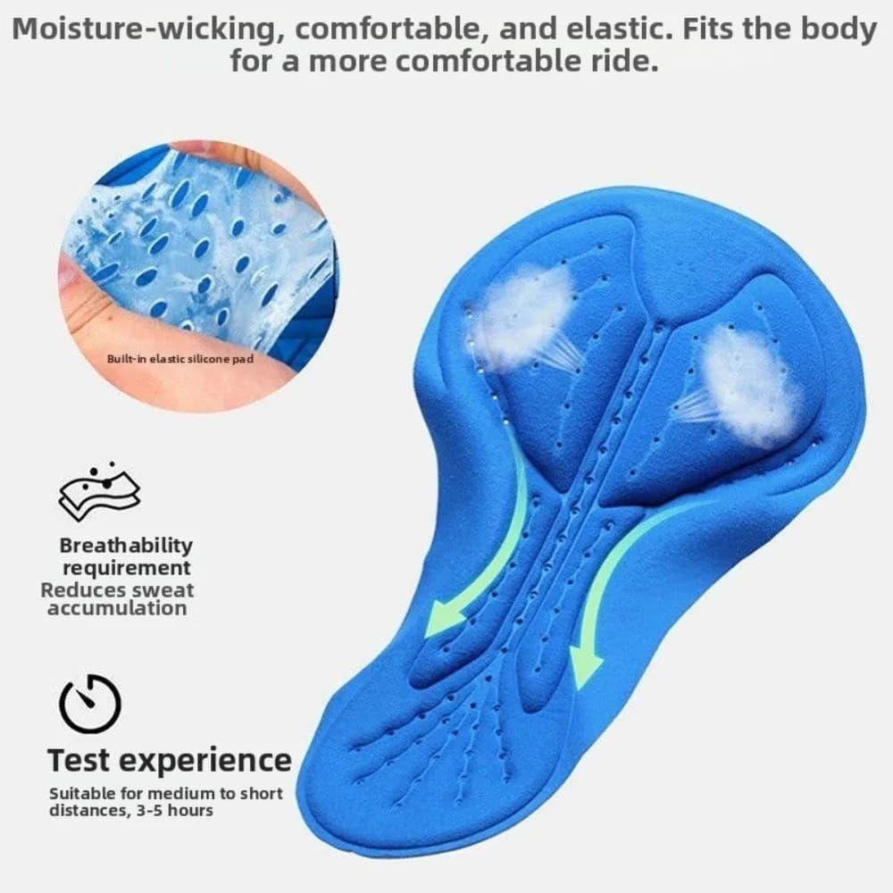 Pantaloncini da Ciclismo Senza Cuciture per Uomo, Imbottitura in Gel, Traspiranti, Pantaloncini Pro MTB con Bretelle, Abbigliamento da Bici, Imbottitura 9D, Pantaloncini con Bretelle per Ciclismo Gravel
