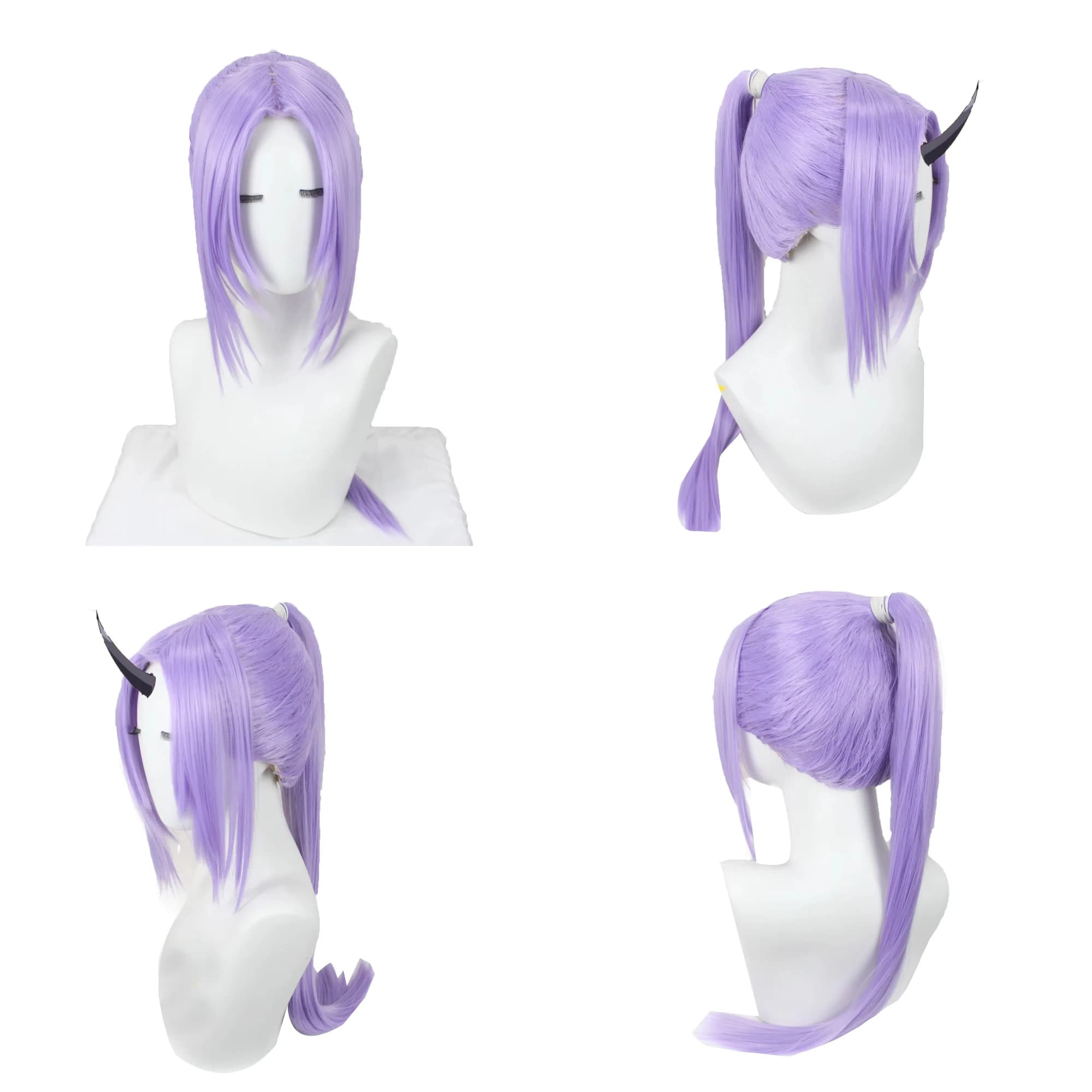 Anime Quella volta mi sono reincarnato come una Slime Shion Parrucca Cosplay Capelli lunghi viola Parrucca per capelli Halloween