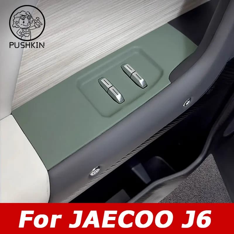 Per JAECOO 6 J6 Chery iCAR 03 2024 2025 Accessori Interni Interruttore di Vetro di Controllo GEL di Silice antiscivolo pad protezione Della Copertura
