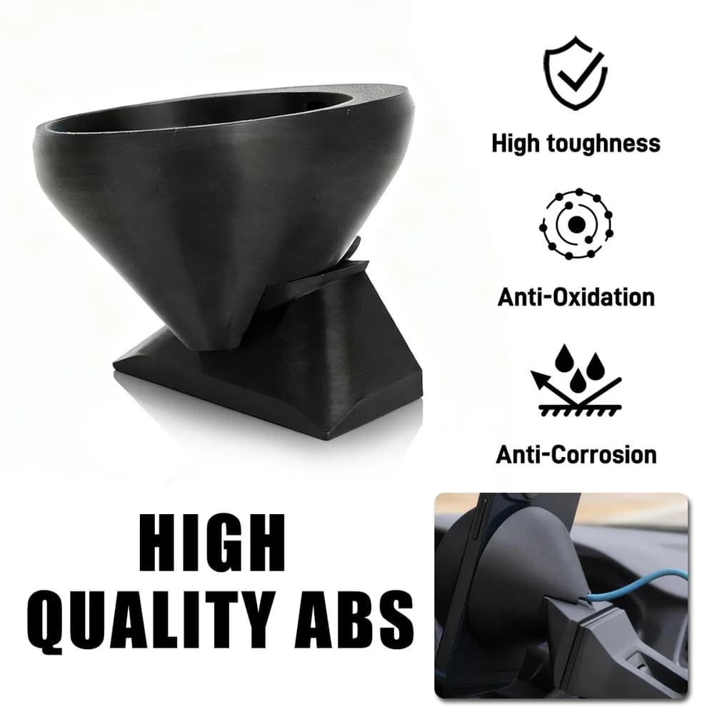 Support for car mobile compatible with universal magnetic charger or additional auxiliary adapters for Volkswagen Skoda