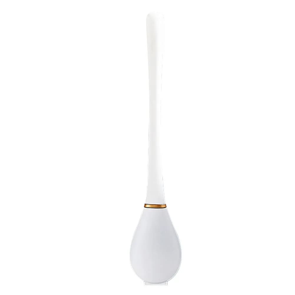 1Pcs Toilet Brush Long Handle Wall Mounted Bathroom Cleaning Brush Mild Silicone Material Convenient Drip Free Toilet Cleaning