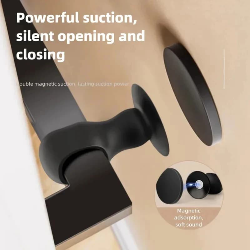 Fermaporta Magnetico Silenzioso in Silicone - Barriera Anti-Collisione per Porte per Hotel e Case
