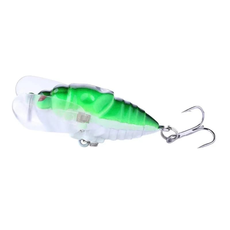 Bait，Bionic Insect Fake Bait Floating Insect Lure Bait Freshwater Cicada Bionic Fake Bait Fishing Gear Bait