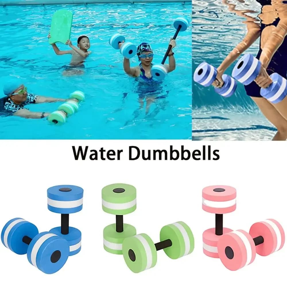 Manubri Galleggianti Multicolore in EVA, Pesi per Esercizi Acquatici, Attrezzatura per Fitness e Aerobica in Acqua per Sport Acquatici