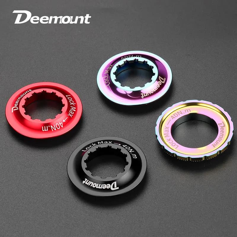 Copertura adattatore Centerlock a 6 fori per bicicletta per disco foro C/C 44mm Mozzo disco bici Centerlock Conversione coperchio adattatore rotore a 6 bulloni