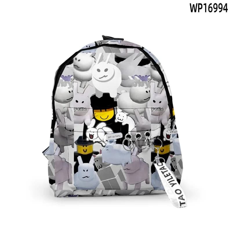 Zaino per studenti Robloxs Creative Forsaken Gubby, zaino per bambini, zaino scolastico, articoli di uso quotidiano
