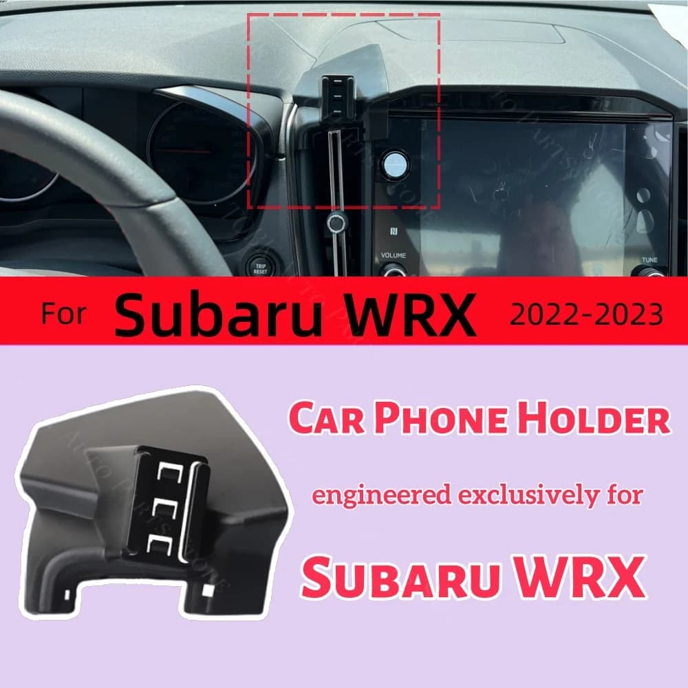 Supporto Magnetico per Telefono per Subaru WRX STI 2022 2023 con Ricarica Wireless, Staffa Fissa Speciale, Base MagSafe, Accessori Auto