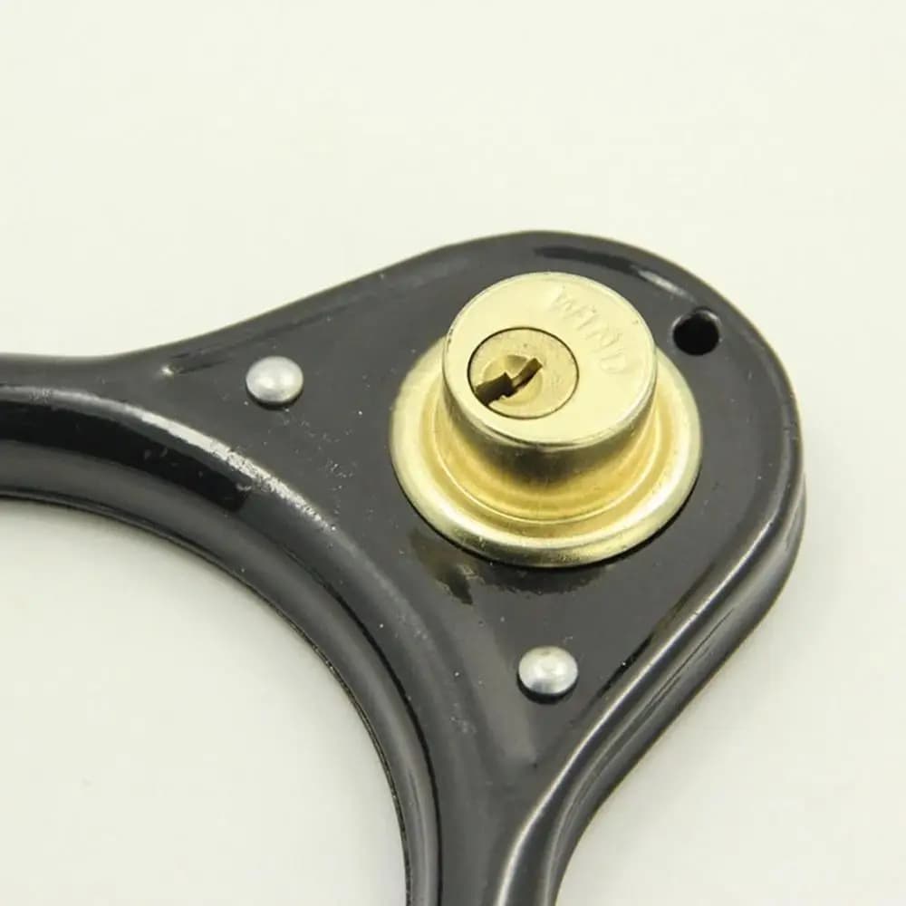 Accessories Vintage Anti-Theft with Key Motorbike Security Waterproof Bicycle Lock Bike Locks Bicycle Supplies Wheel Lock