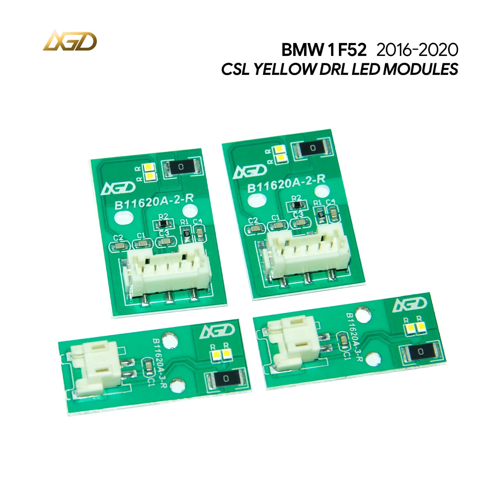 CSL GIALLO DRL CHIP LED Per BMW Serie 1 F52 118i 120i 125i Faro Luce Diurna LED Angel Eye 7466543 7466544