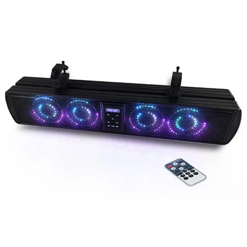 Altoparlante ATV UTV da 26 pollici Altoparlante audio Bluetooth Altoparlante stereo per navetta per carrello da golf