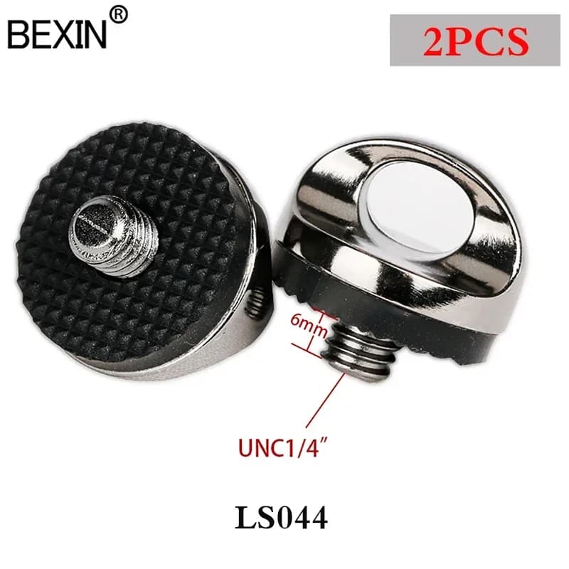 BEXIN 1/4 "adattatore di collegamento a vite per fotocamera reflex, tracolla, vite di sicurezza, fotocamera veloce, anello di collegamento cinghia a mano