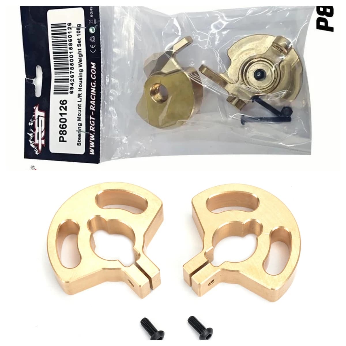 RGT Alloggiamento di Ricambio Peso P860125 P860126 P860127 PER RGT EX86020 EX86130 Pro Runner Nuovo 1/10 Elettrico Modello di Controllo Remoto Auto